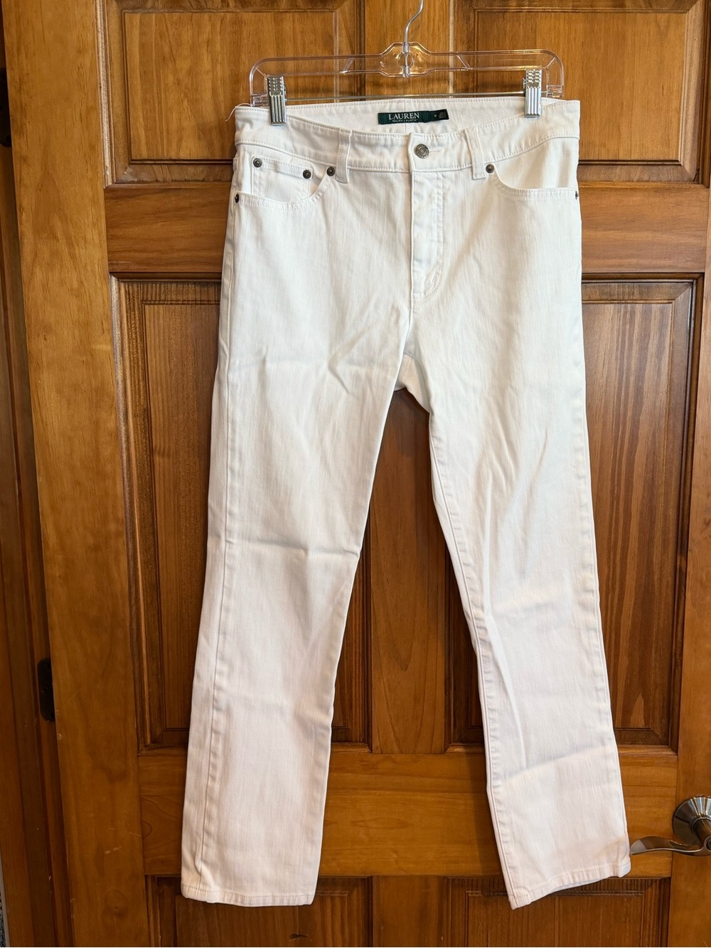 Lauren Ralph Lauren Women’s Straight White Jeans